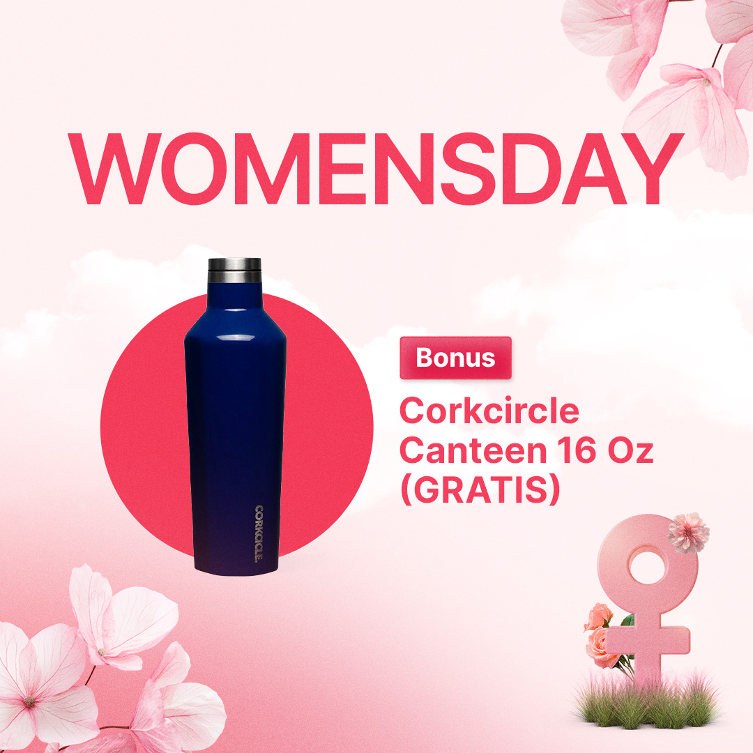 Bonus Corkcicle Canteen 16 Oz gratis khusus untukmu!