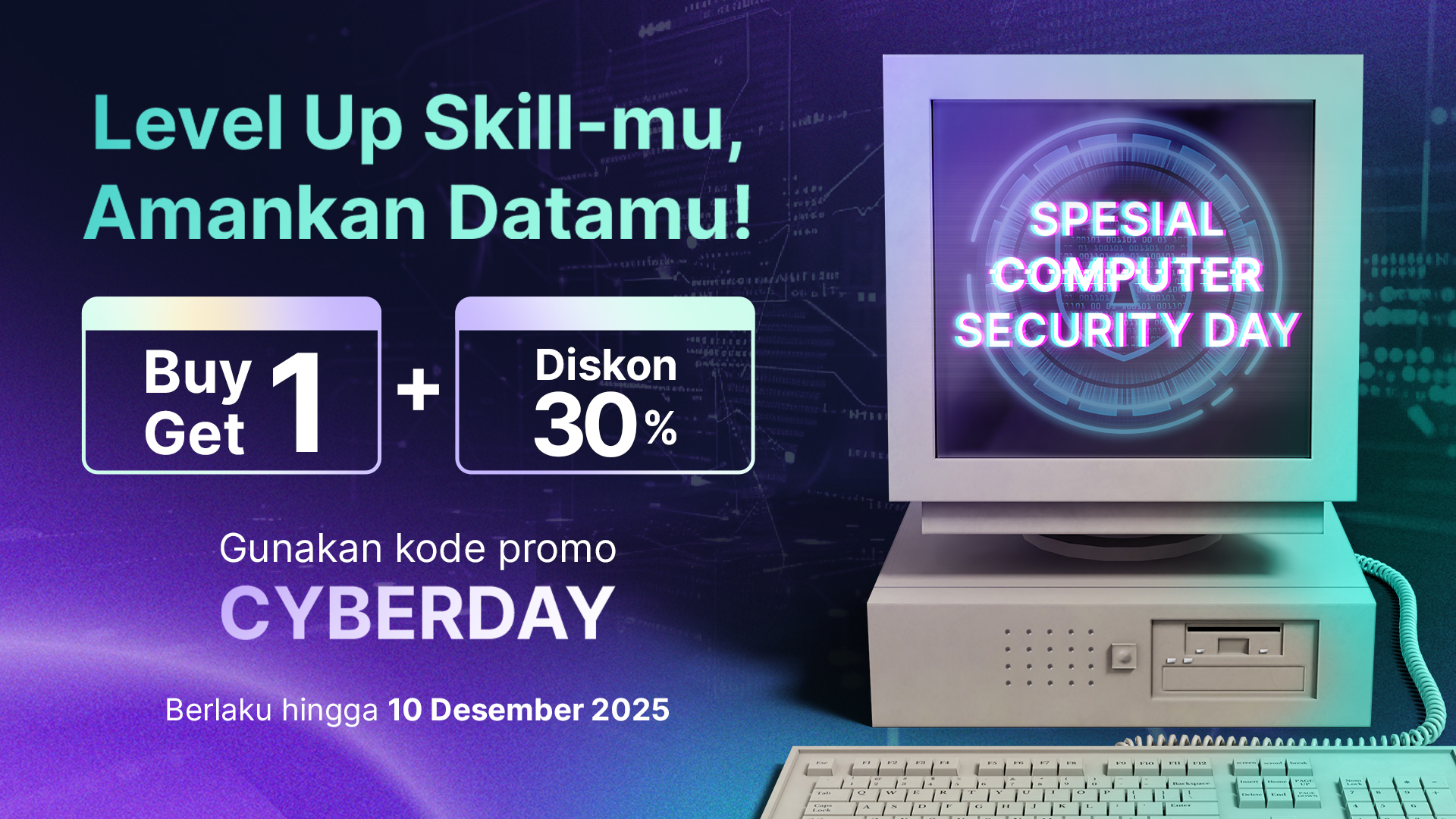 Buy 1 Get 1 + Diskon 35%