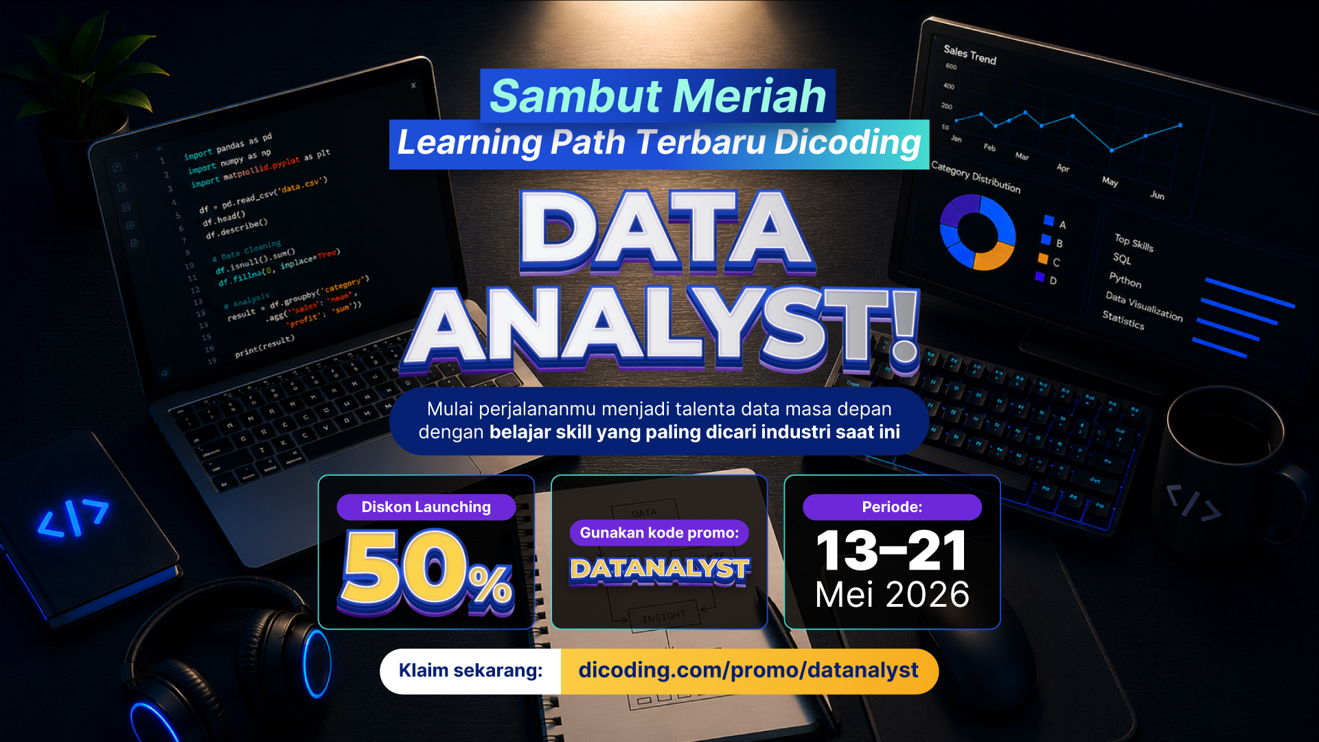 Diskon 50%! Spesial Launching Learning Path Baru