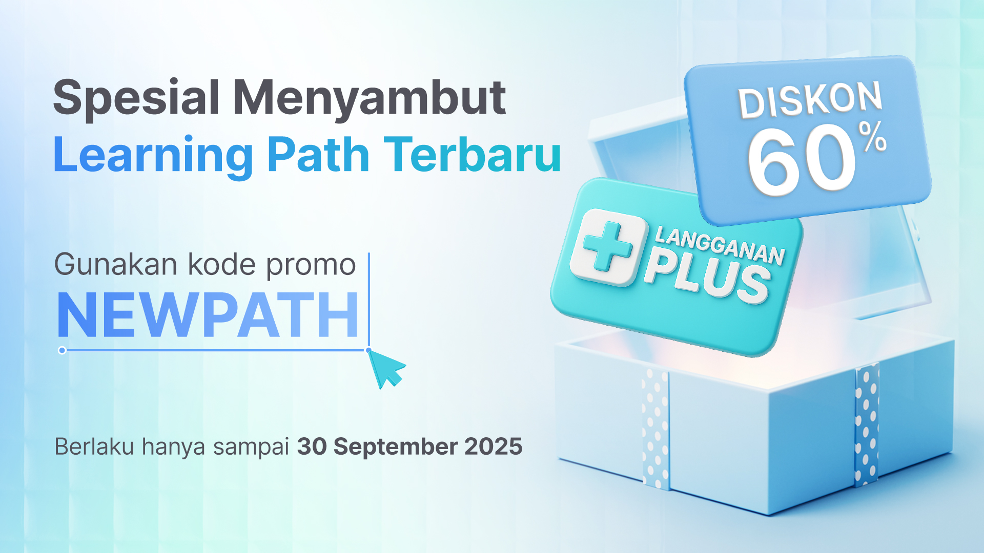 Diskon 60% Menyambut Learning Path Baru!