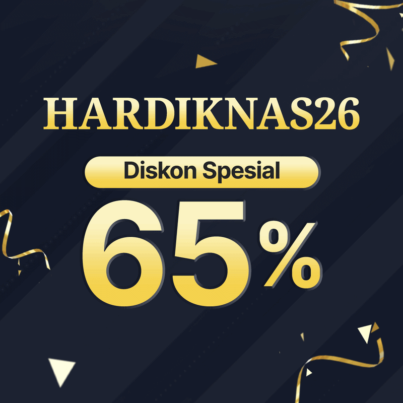 Diskon 65% Spesial Hari Pendidikan