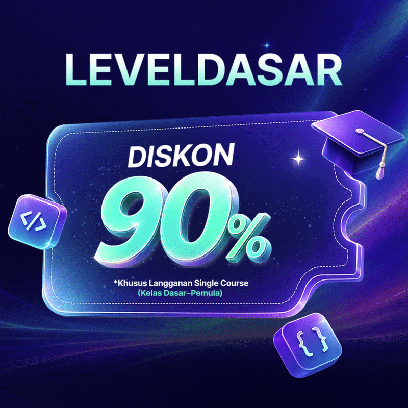 Diskon 90% buat kuasai skill fundamentalmu 