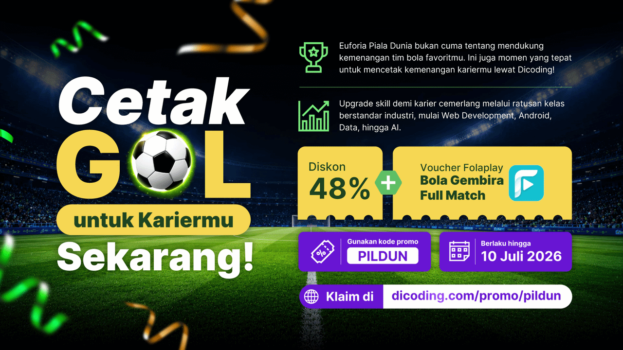 Spesial Piala Dunia! Diskon 48% + Voucher Folaplay Bola Gembira Full Match