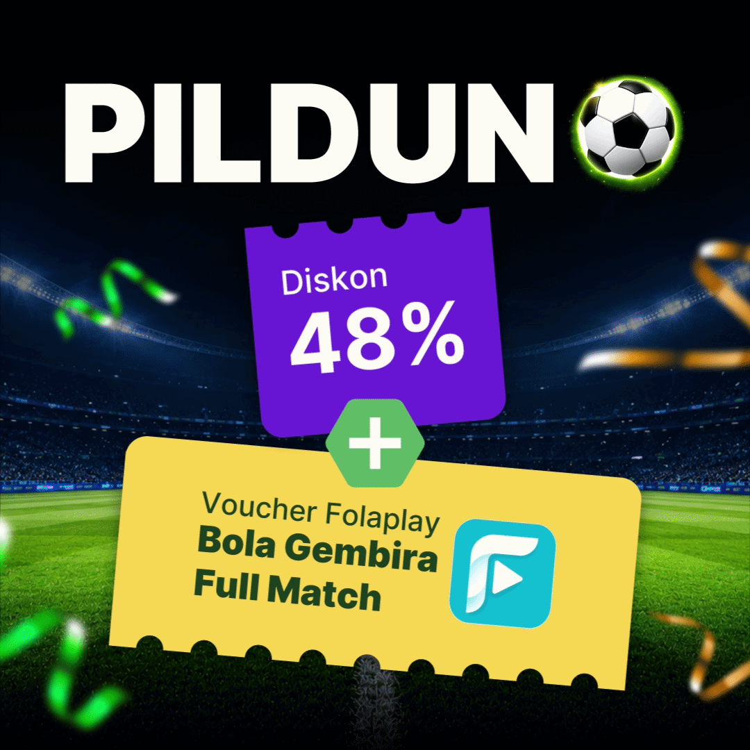 Spesial Piala Dunia! Diskon 48% + Voucher Folaplay Bola Gembira Full Match