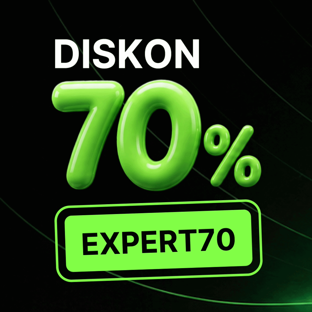 Upgrade Skill Biar Makin Mahir! Diskon 70% Single course menengah-mahir