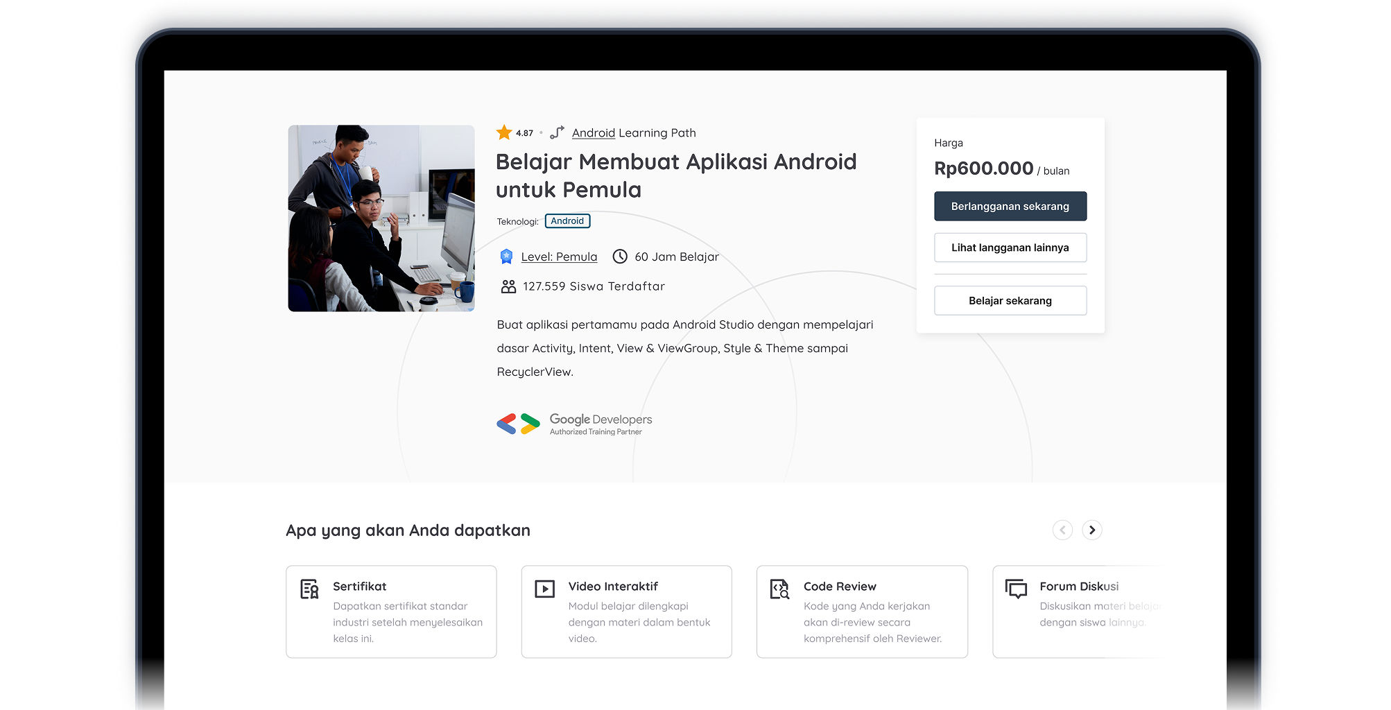 Single Course Preview