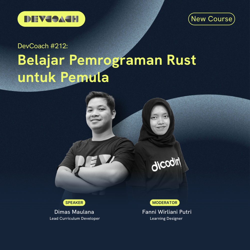 DevCoach 212: New Course| Belajar Pemrograman Rust untuk Pemula