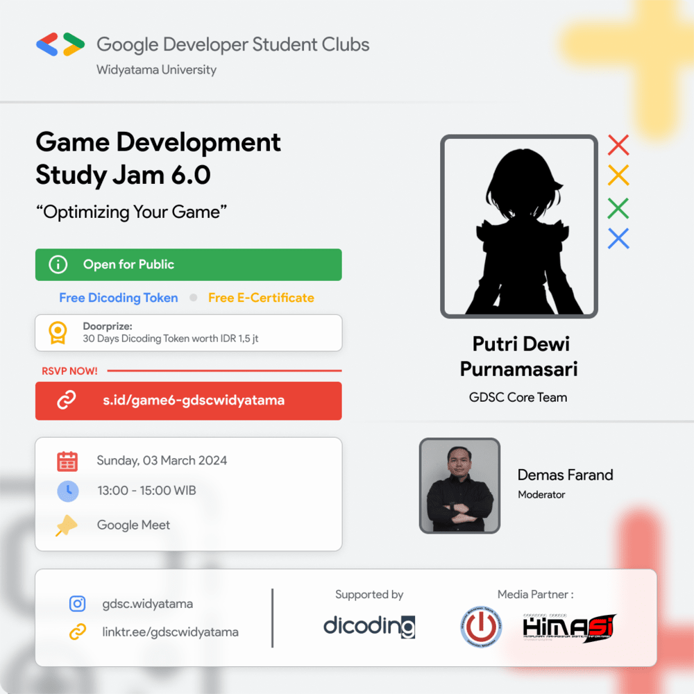 Game Development Study Jam 6.0 : Optimizing Your Game