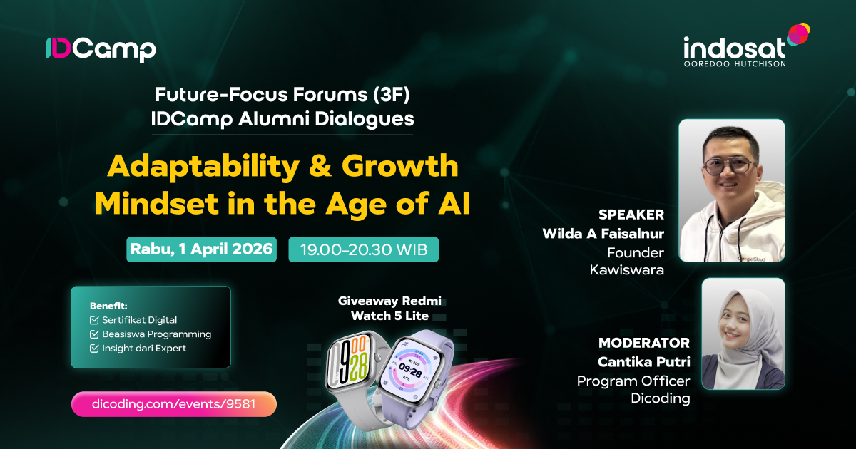 IDCamp Alumni Dialogue #1 - Adaptability & Growth Mindset in the Age of ...