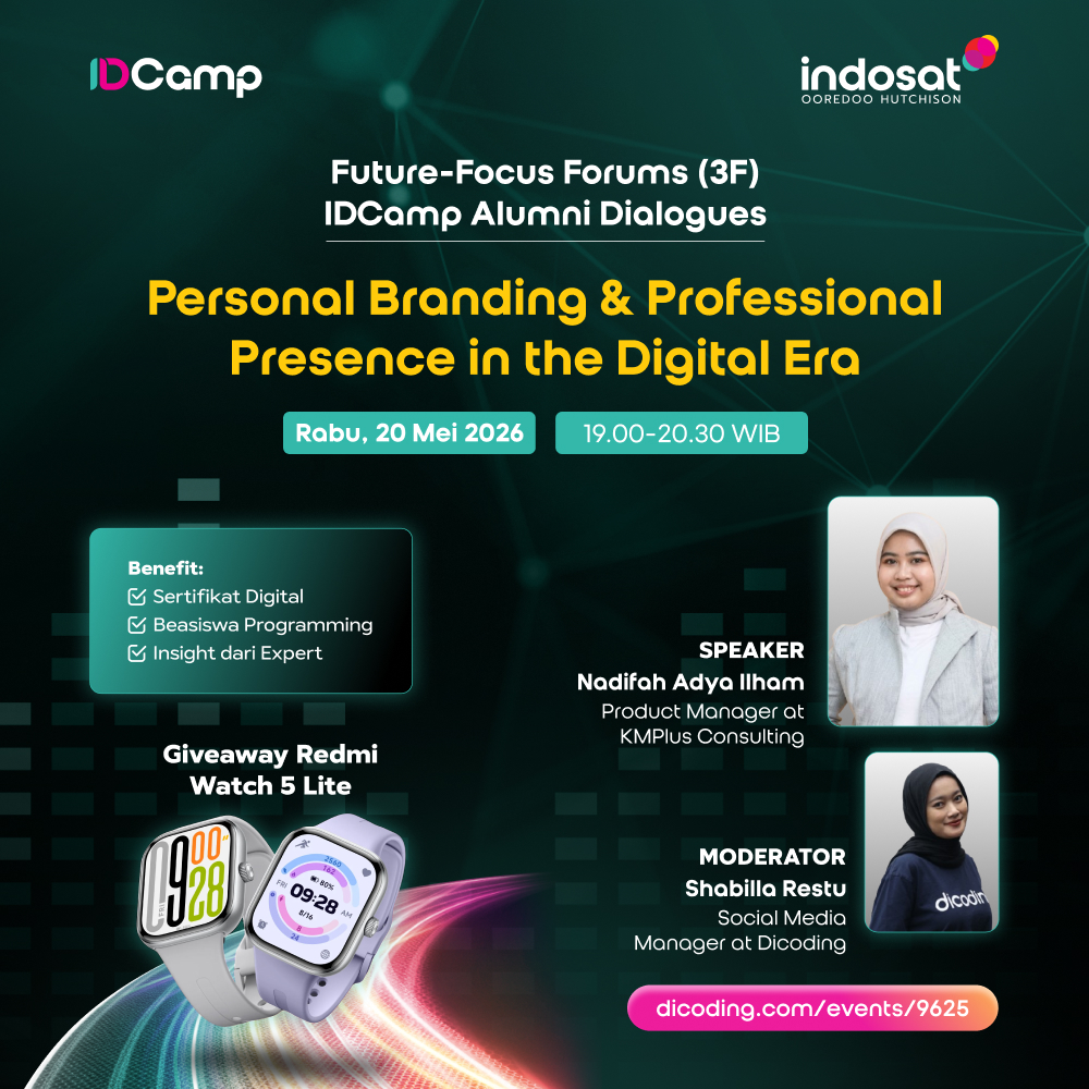 IDCamp Alumni Dialogue #3 - Personal Branding & Professional Presence in the Digital Era