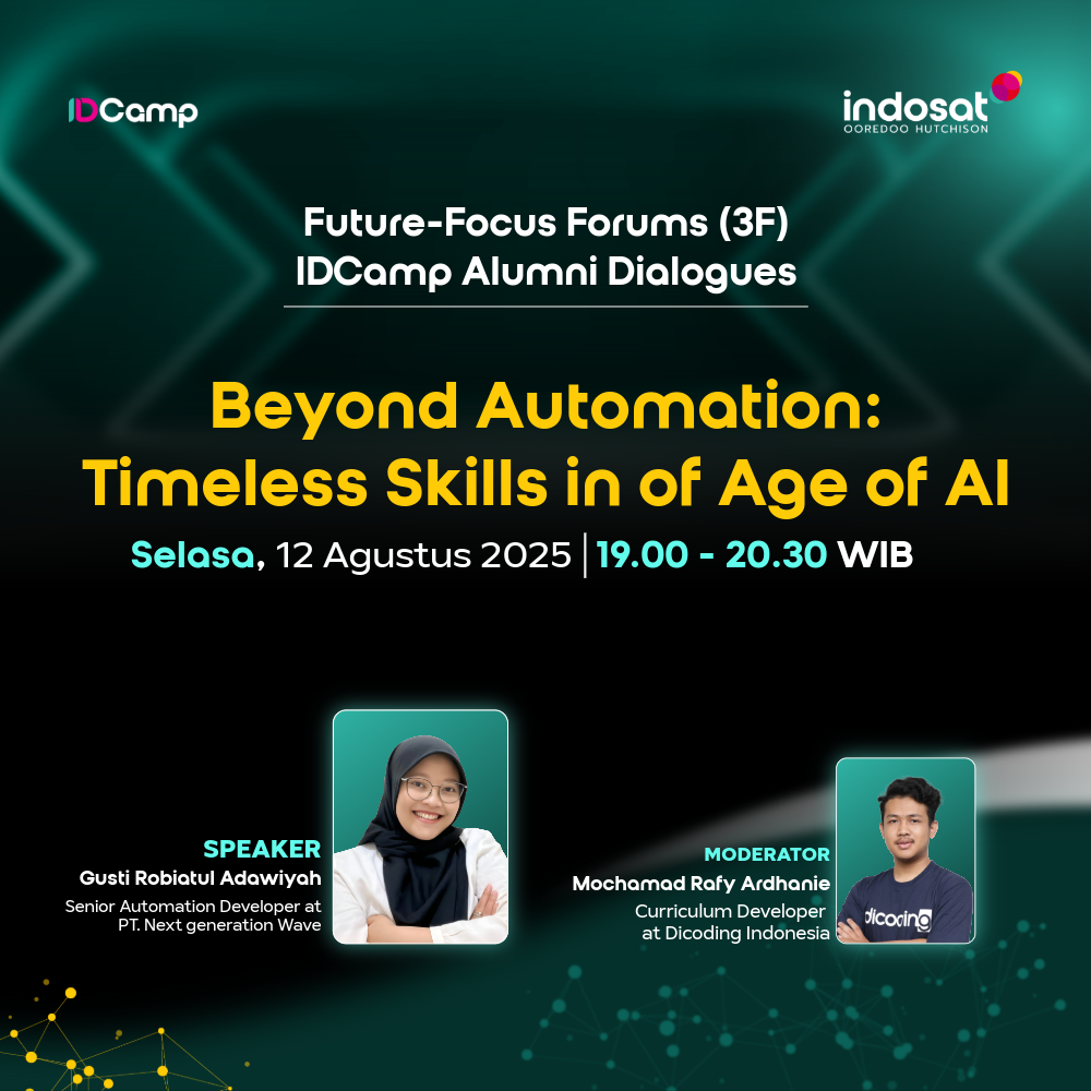 IDCamp Alumni Dialogue #6 - Beyond Automation: Timeless Skills in of age of AI