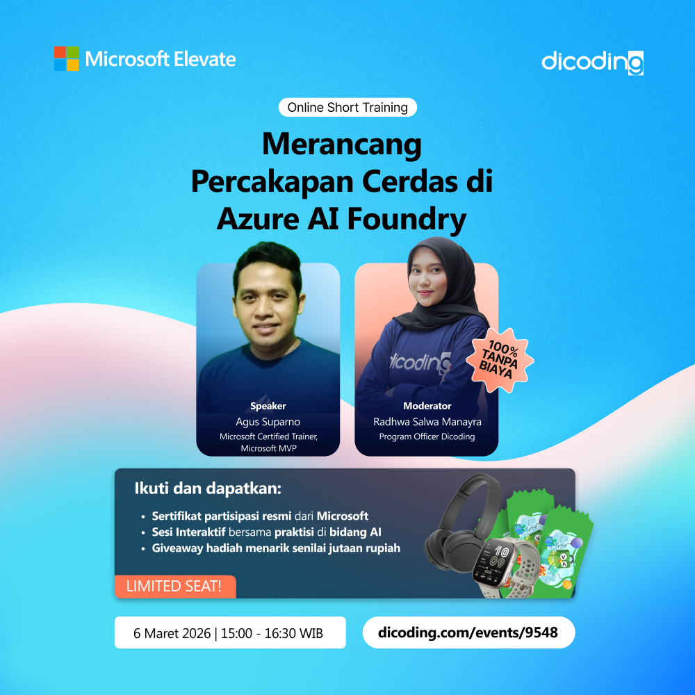 METC Online Training #6: Merancang Percakapan Cerdas di Azure AI Foundry