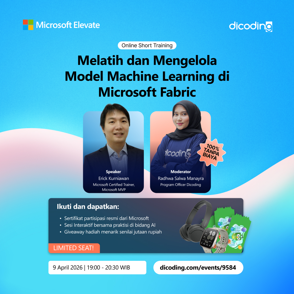 METC Online Training #7: Melatih dan Mengelola Model Machine Learning di Microsoft Fabric