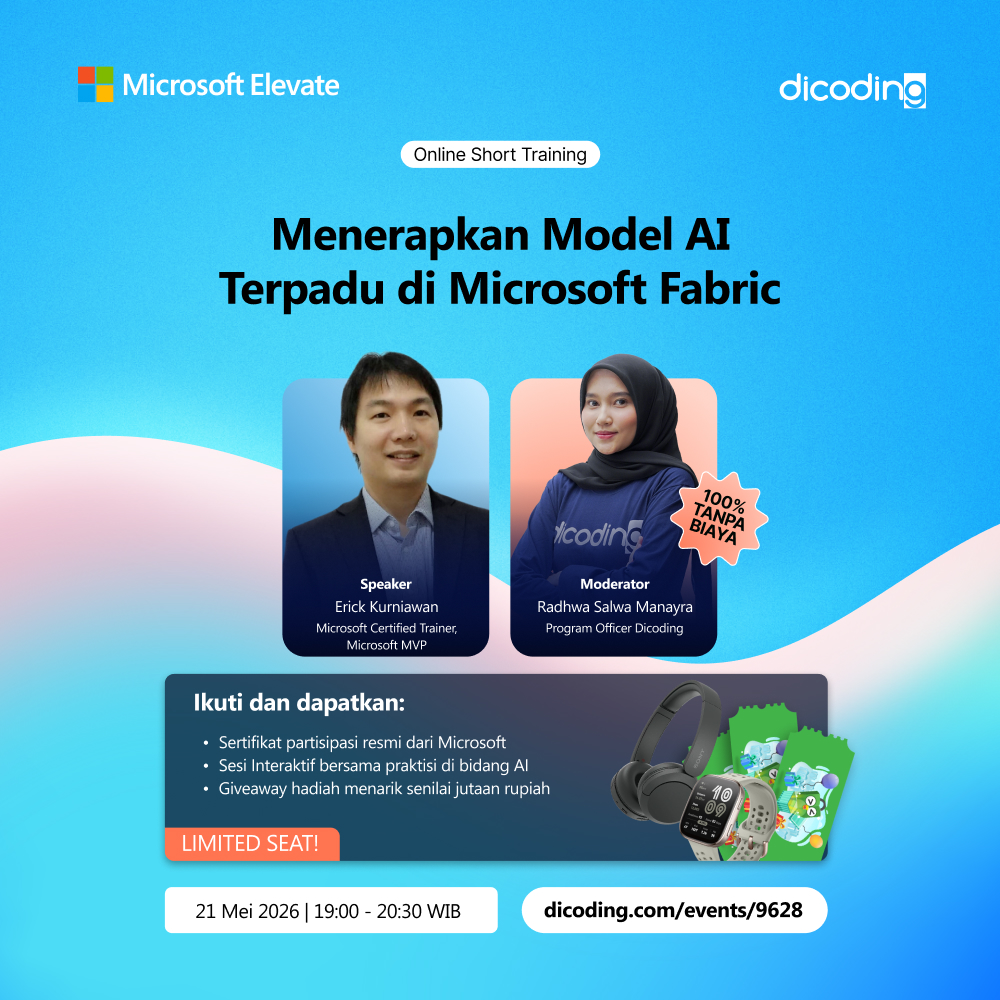 METC Online Training #9: Menerapkan Model AI Terpadu di Microsoft Fabric