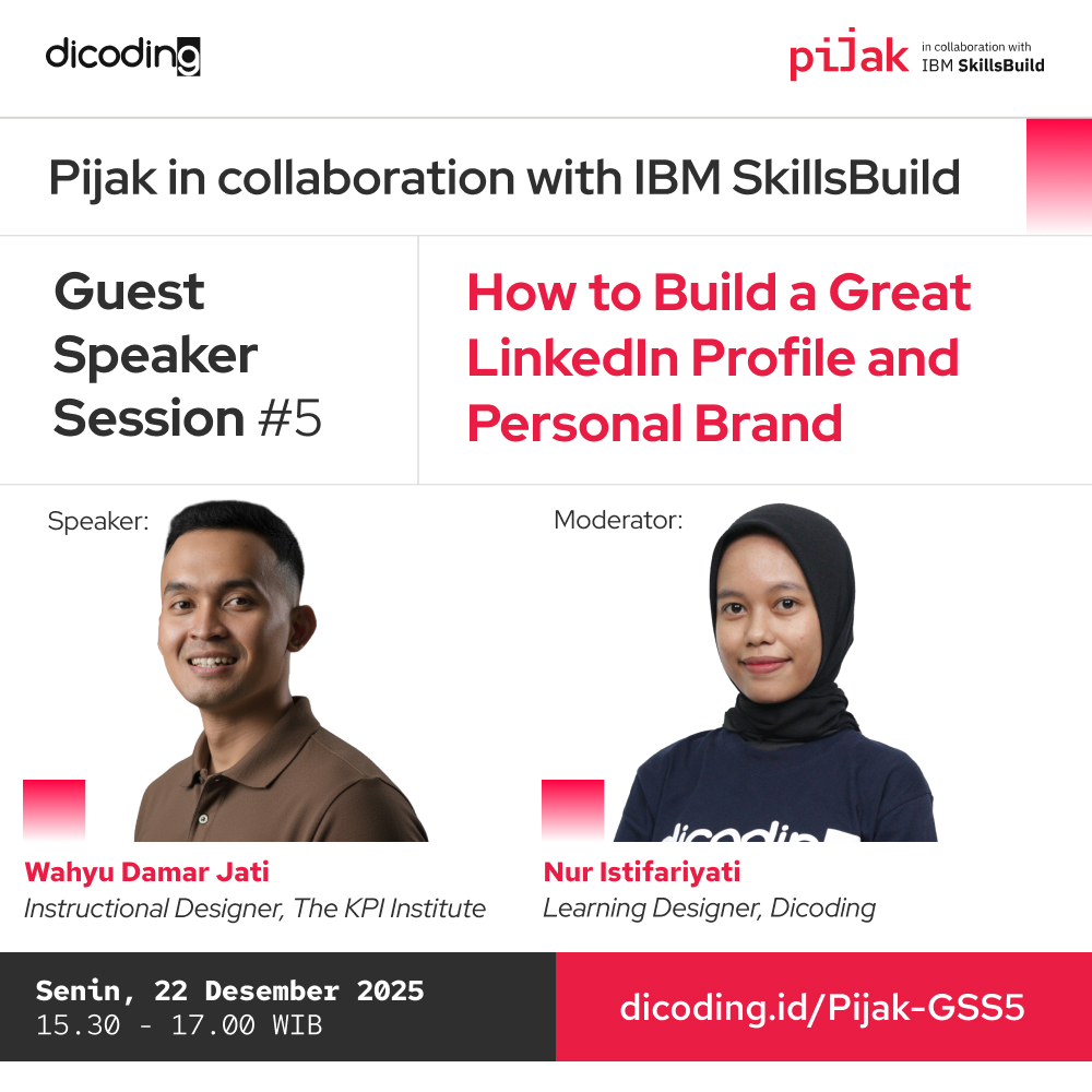 [Pijak] Guest Speaker Session #5: How to Build a Great LinkedIn Profile and Personal Brand