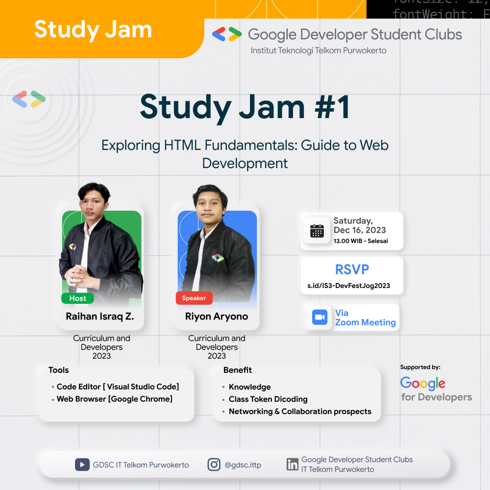 STUDY JAM WEB #1: Exploring HTML Fundamentals: Guide to Web Development