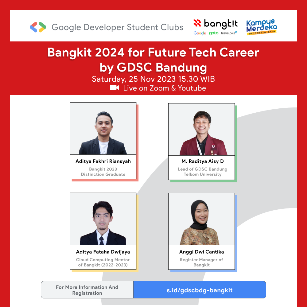 Bangkit 2024 for Future Tech Career by GDSC Bandung