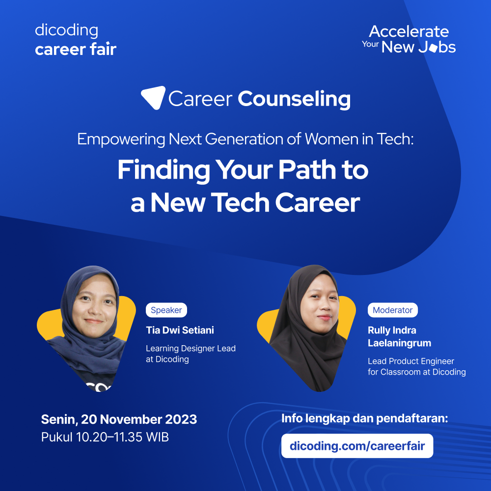Career Counseling #10 - Empowering Next Generation of Women in Tech: Finding Your Path to a New Tech Career