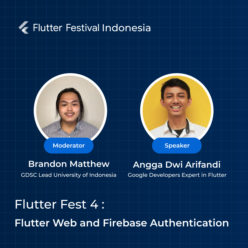 Flutter Festival 2022 Part 4: “Flutter Web and Firebase Authentication”