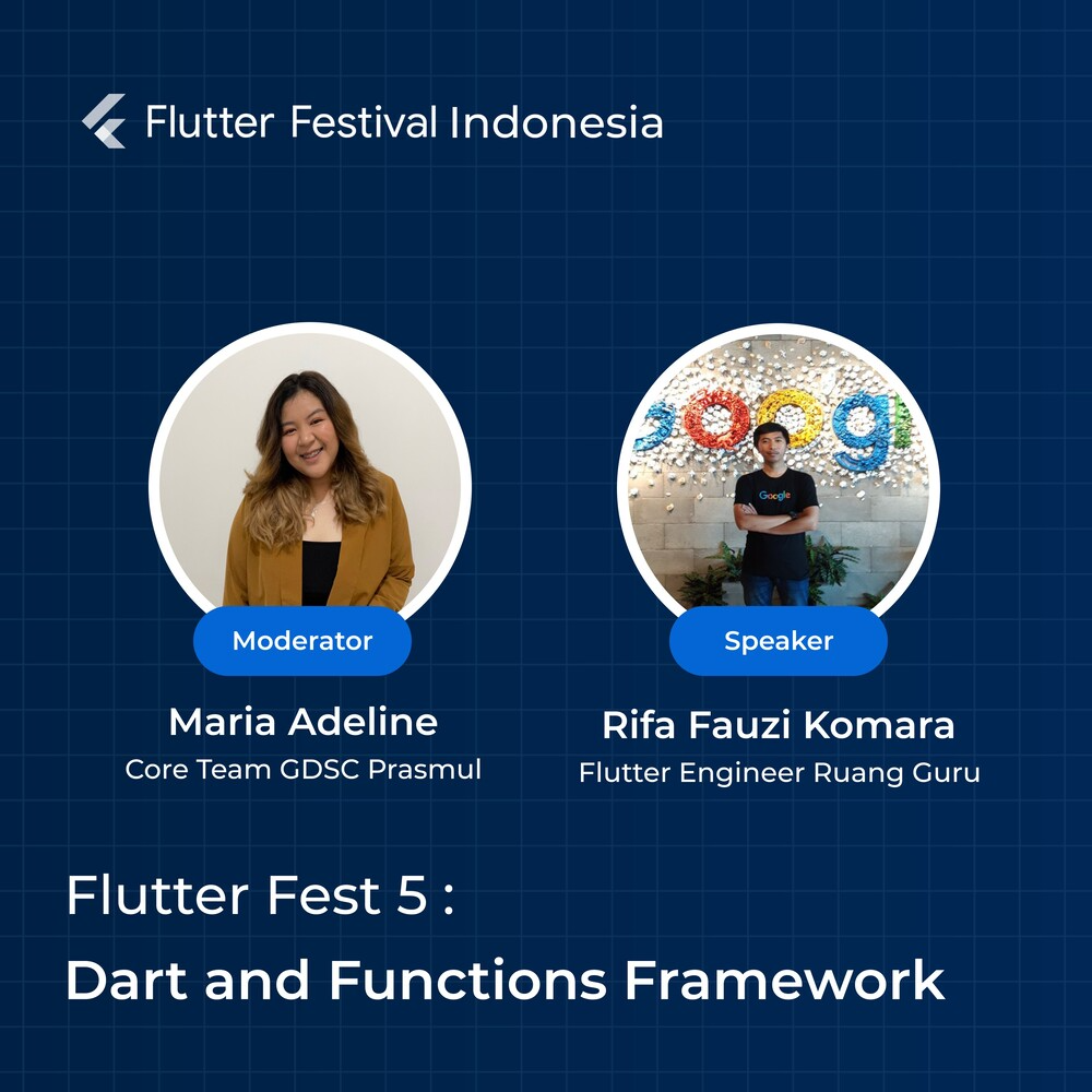Flutter Festival 2022 Part 5 &ldquo;Dart and Functions Framework&rdquo;.