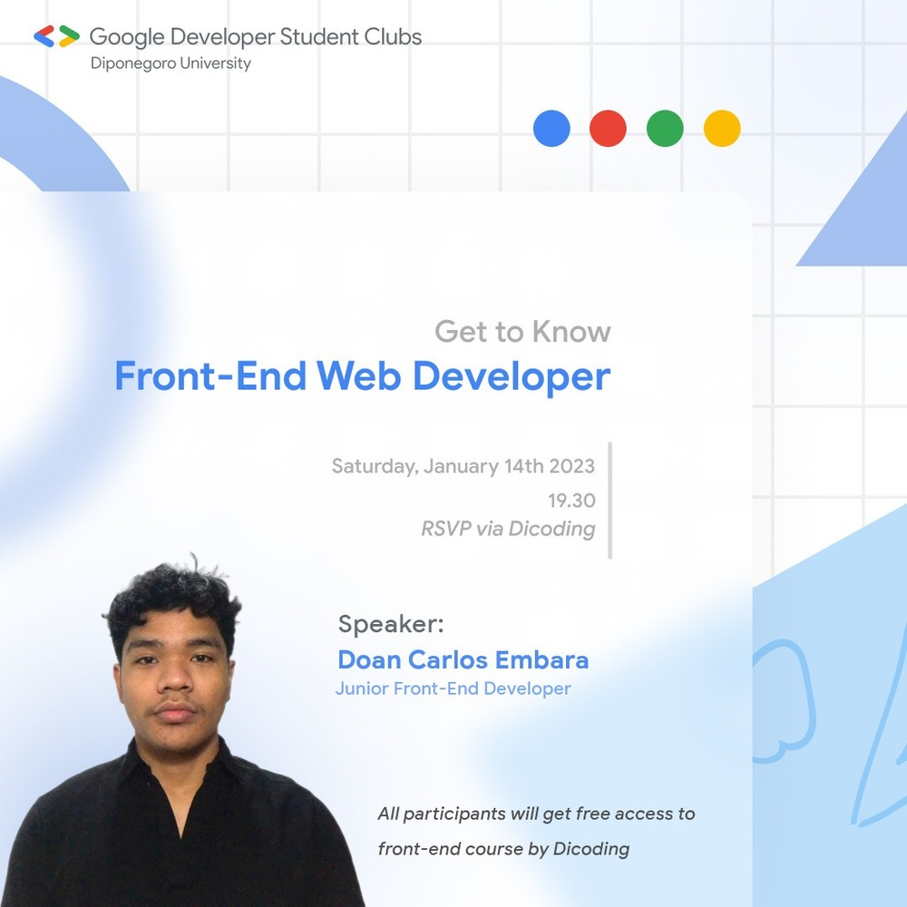 GET TO KNOW FRONT-END WEB DEVELOPER