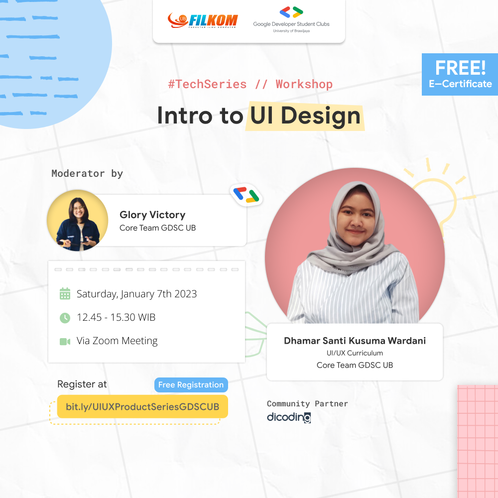 #ProductSeries Workshop: “Intro to UI Design”