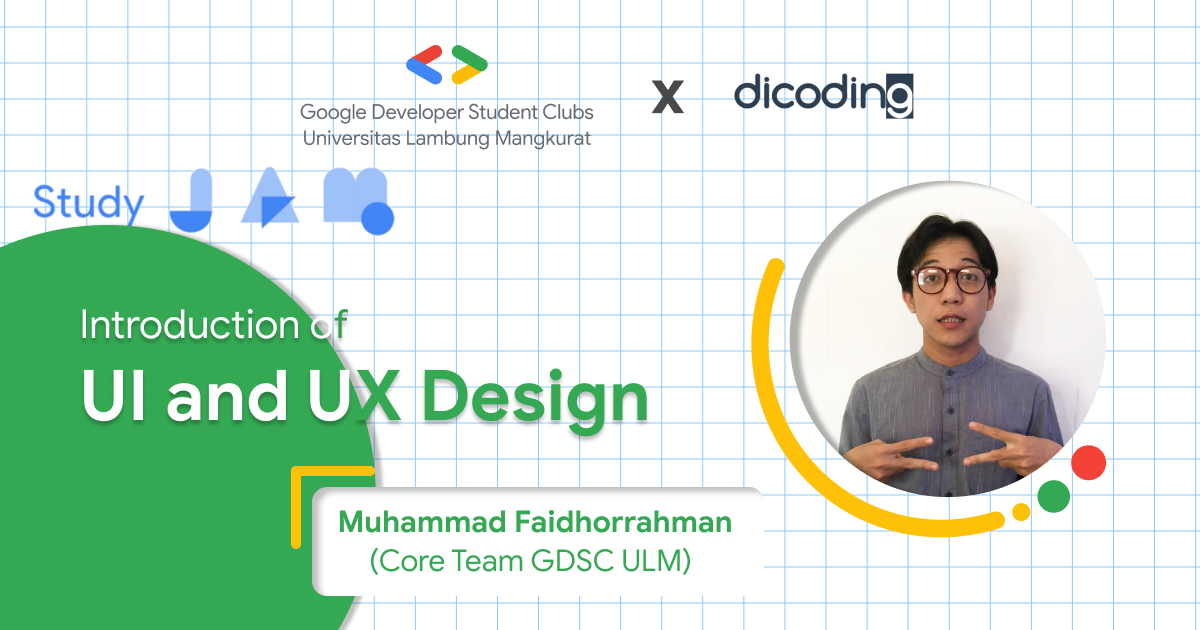 Study Jam Introduction Of Ui And Ux Design Dicoding Indonesia