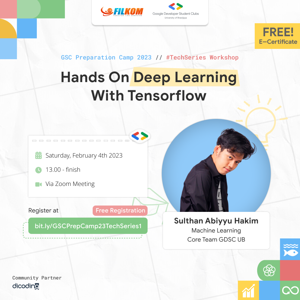 #TechSeries Workshop: Hands On Deep Learning With Tensorflow