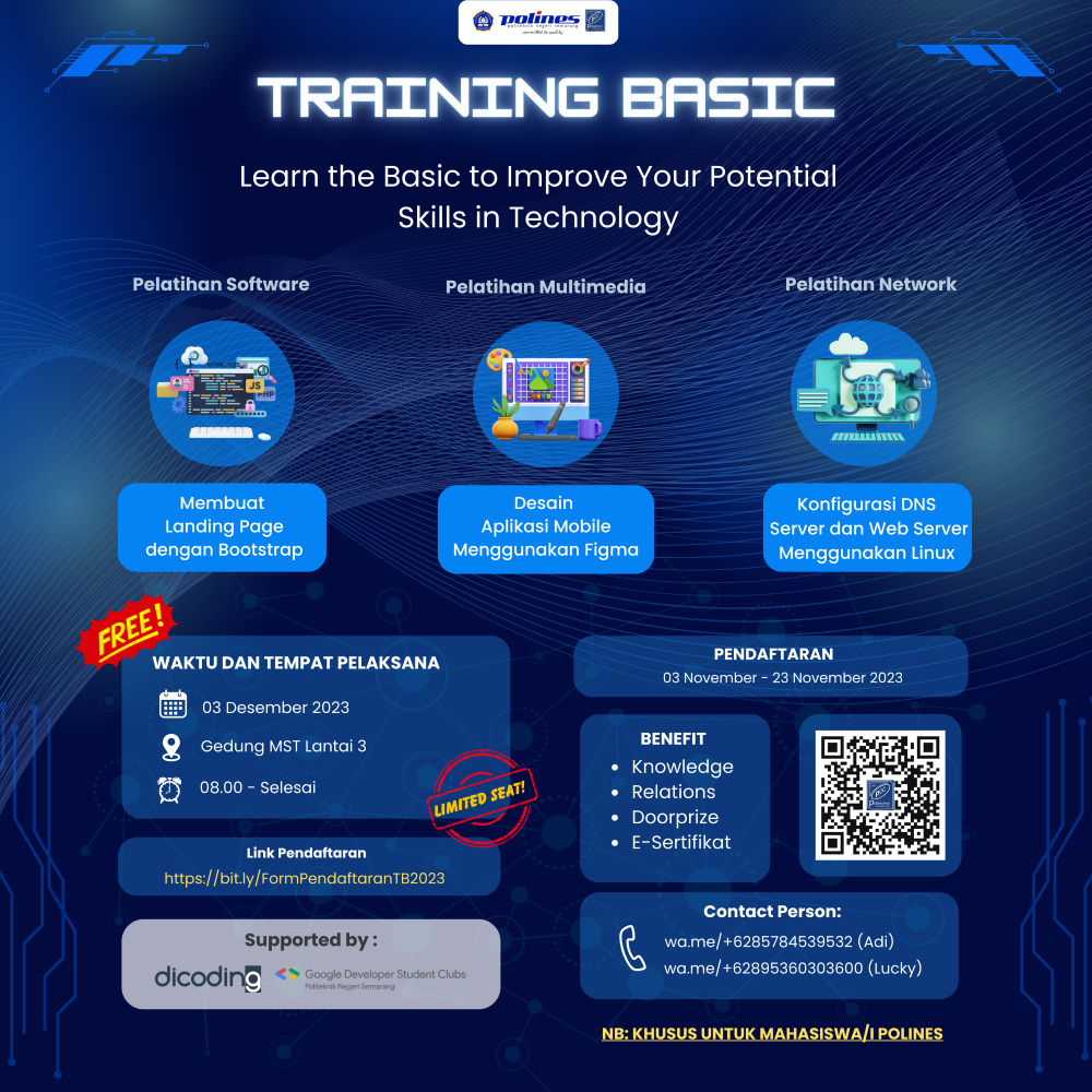 Training Basic 2023 UKM PCC X GDSC Polines